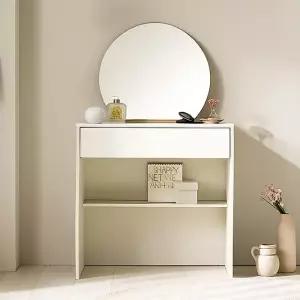 [보루네오] 트리움 입식 콘솔 서랍 800 화장대+거울