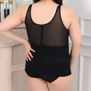 B컵 파워넷 쫀쫀한 런닝형 빅사이즈 풀컵 치마올인원 쟈가드망사 SW2106-0054