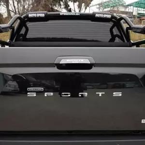 렉스턴스포츠 메탈 트렁크 포인트 가니쉬 차량용가니쉬