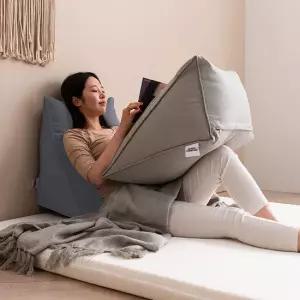 삼익가구 허그 삼각 등받이쿠션 헤드쿠션(소형)