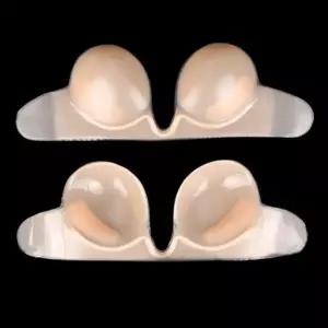 오프숄더 브라 끈없는 실리콘 VNG