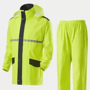 상하우의 우비 올망사우의 고급 견장 형광 안전요원