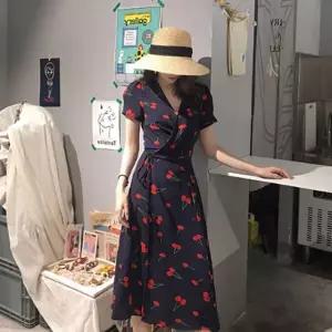 20대 30대 여성 여름 이쁜 데이트 코디 반팔 롱원피스 ayD5+4bTg