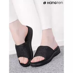 [하프클럽/보그샷]행텐 HT-137 여성 슬리퍼 키높이 쿠션 슬라이드 글리터 펄