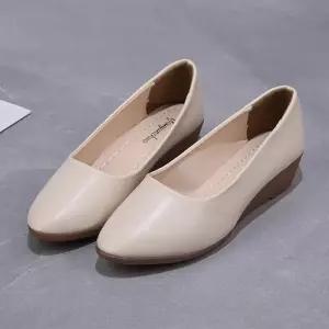 여성 웨지힐 신발 단화 힐 3컬러 펌프스 CC535