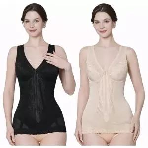 [시스넬라]지퍼쉐이퍼 2종세트 보정속옷 올인원속옷 바디쉐이퍼 코르셋