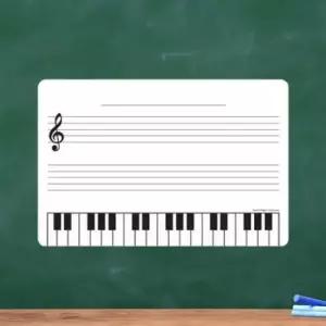 자석칠판보드 붙이는 오선지 화이트보드 학습용 고무자석 음표 교구
