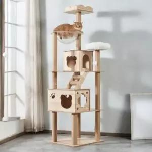 캣타워 세련된 고양이 스크래쳐 공간 절약형