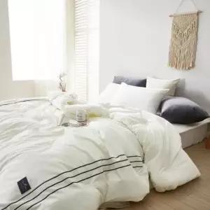 이불커버 더크린 글로리 극세사 카페트 K화이트 단품