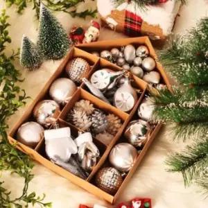 트리소품 볼 장식 스노우 루미너스 주문시 크리스마스트리 실버