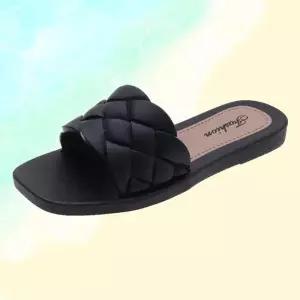 편안한 사무실 심플 여름 샌들 장식 슬리퍼 꼬임