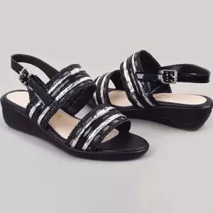 가벼운 웨지힐 여성샌들 착화감 쿠션슬리퍼 웨지 통굽