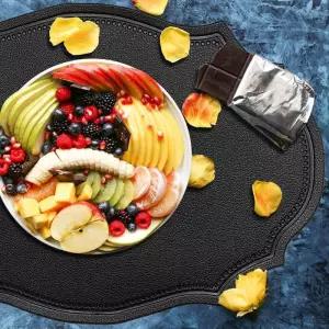 방수 식탁매트 매트 식탁 블랙 PVC 테이블매트