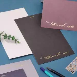 ZF 생일 메시지 예쁜 카드 땡큐 편지지