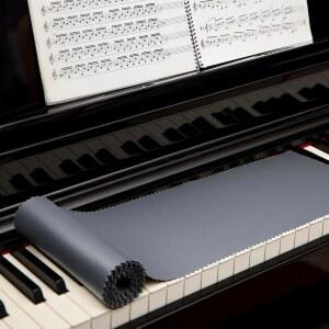 피아노 키보드 커버, 먼지 패브릭 키 첨단 그레이에 업라이트 커버 천, 맞습니다 피아노, 기술 일렉트릭