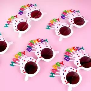 선글라스 컵케이크 화이트 생일파티 ZF