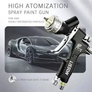 차량용퍼티 빠데 전문가용 스프레이 건 13mm HVLP 페인트 GTI Pro Lite 600cc 차량용 가구 프라이머 니스
