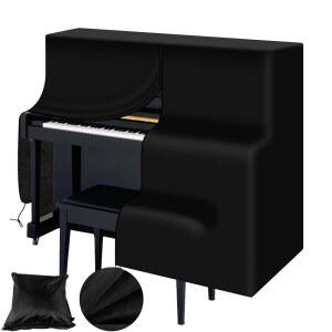 업라이트 피아노 커버 u2013 지퍼 인클로저 방진 푹신한 피아노용 및 안전 600DO 내부 천, 방수 수직 안감, Xford