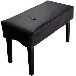 무슨 듀엣 피아노 벤치 먼지 커버 스툴 가죽 아티스트 더블 두꺼운 인조 쿠션 시트 패딩
