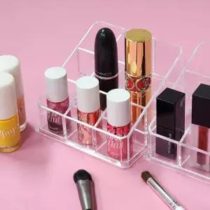 9구 수납 화장품 보관함 화장대 립스틱 정리함 꽂이