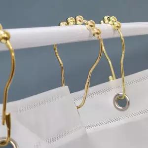 구슬 부드러운 부자재 커텐 설치 커튼 골드 링 고리