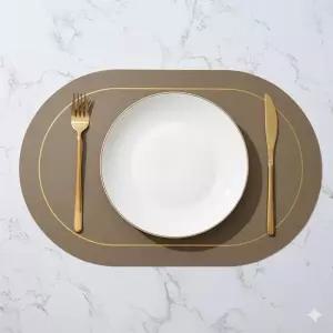 효과 식탁매트 테이블매트 고급 인테리어 방수 양면