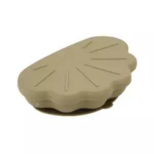 에.디.슨 유아식기 아기 실리콘 흡착 식판 조개 베이지