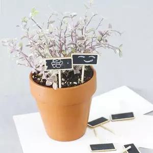 칠판 미니 네임택 화분용 ZF