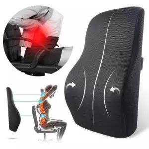 사무실등쿠션 메모리폼 등쿠션 의자 등받이 허리 받침대