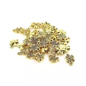 [셀러에이드]골드 키링 네잎클로버 부자재 팬던트 액세서리 목걸이 ZF