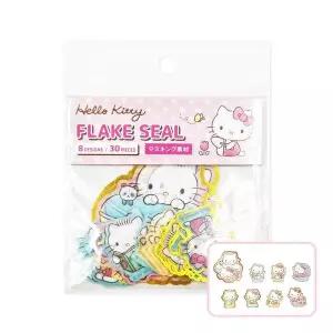 [셀러에이드]스티커(헬로키티) 후레이크 산리오 씰 ZF
