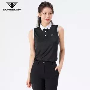 약기모 다운블로우DBS2SB 1106W여자골프웨어민소매나시티셔츠