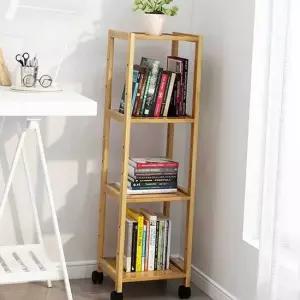 원목 4단 선반 식탁선반 현관선반 조립식4단선반 이동식선반