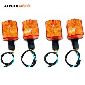 4pcs 오토바이 12V 후면 회전 신호등 램프 표시기 혼다 XR650L 1993-2020 XR250L 1991-1996 용 깜박임