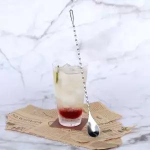 스틱 ZF 30cm 스텐 바스푼 머들러 고급형