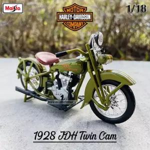 Maisto 1 18 Harley-Davidson 1928 JDH 트윈 캠 오토바이 자동차 모델 합금 오일 실린더 장난감 선택할