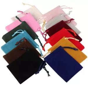 부직포가방 5개 20 벨벳 Drawstring 가방 7x910x1212x15cm 쥬얼리 Displacy 포장 파우치