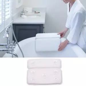 욕조 베개 방수 목쿠션 미끄럼방지 욕실쿠션