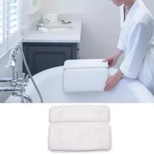 [콩심팥심]욕조 베개 방수 목쿠션 미끄럼방지 욕실쿠션