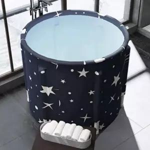 [콩심팥심]욕조 간이 사우나 반신욕 접이식