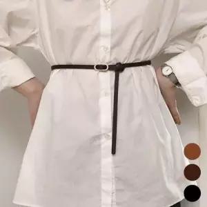 얇은 두께 원피스 자켓 셔츠 매치 패션 벨트 WFG2KE2
