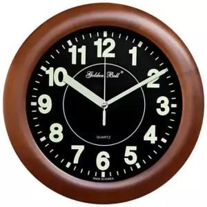 야광벽시계 야광 무소음 원목 벽시계 월넛 제조한국 GB4411 32cm