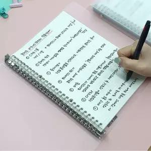 모눈노트 반투명 ZF 바인더 B5