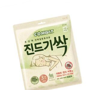 [2개구성] COMBAT 진드기싹 15g4개입 제거 이불 쇼파 카페트 매트리스 커튼 인형 시트 EWDB22F0