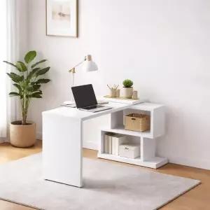 [롯데백화점]미아트 제이가구 브란스모듈 1200 책상 2단 책장 세트