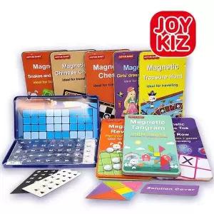 조이키즈 틴케이스 자석보드게임 뱀주사위놀이 보물찾기 휴대용보드게임