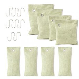 [2개구성] 클린업탈취대나무숯주머니8p세트습기냄새제거숯 대숯 대활성탄 냉장고숯 공기정화숯 ARWD10462