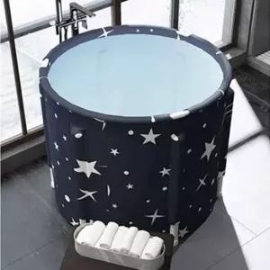 이동식욕조 샤인빈 리빙생활 이동식 겸 접이식 반신욕조 사우나