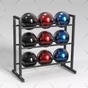 볼링공 3단 선반 매장용 랙 스탠드 볼링장 진열대