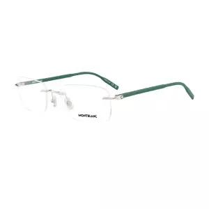 몽블랑 명품 안경테 MB0221O 004 스퀘어 무테 메탈 아시안핏 여자 남자 안경